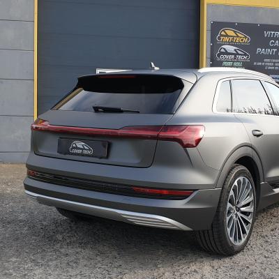 e-tron - Car Wrapping en Granite Metallic
