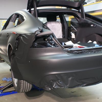 A7 Sportback - Car Wrapping en Noir Matte + Stripping