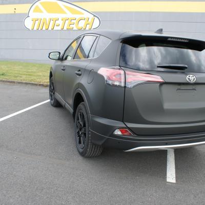 RAV-4 - Black Matte Car Wrapping