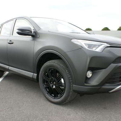 RAV-4 - Black Matte Car Wrapping