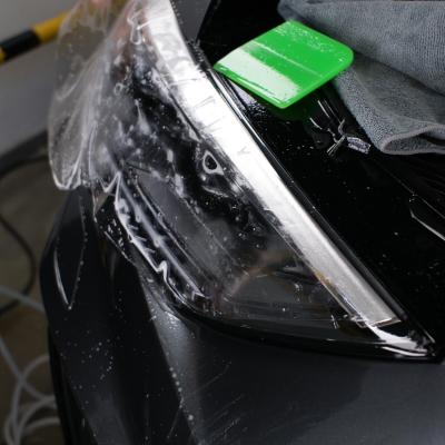 RSQ3 - Paint Protection Film + Covering du bequet arrère en Carbone Brillant