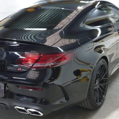 C63 S - Teinte des vitres arrières en 80% + Chrome Delete