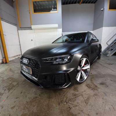 RS4 - Car Wrapping en Satin Black