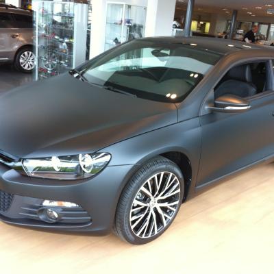 Scirocco - Car Wrapping en Noir Matte
