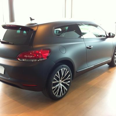 Scirocco - Black Matte Car Wrapping