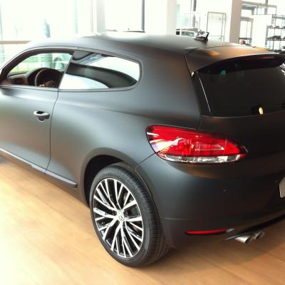 Scirocco - Black Matte Car Wrapping