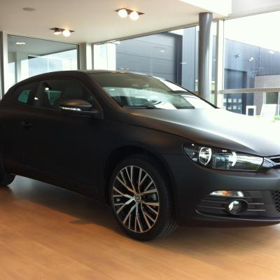 Scirocco - Black Matte Car Wrapping