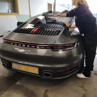 Porsche 911 - Tint van de achterruiten in 80%