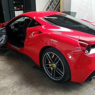 Ferrari 458 GTB - Teinte des vitres arrières en 80% 