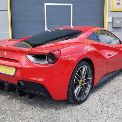 Ferrari 458 GTB - Tint van de achterruiten in 80%