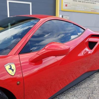 Ferrari 458 GTB - Tint van de achterruiten in 80%