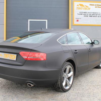 A5 Sportback - Car Wrapping en Noir Matte