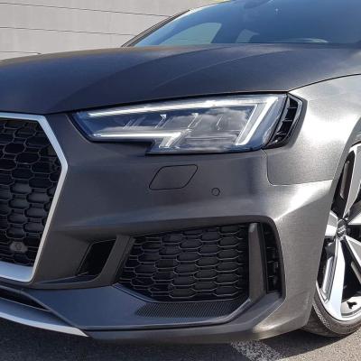 RS4 - Car Wrapping en Black Metallic Brossé